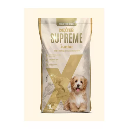 REX DEXTER SUPREME JUNIOR kutyatáp kölyök kutyák számára 10kg