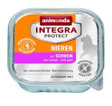 Animonda Integra Protect Nieren Sertés 100g - alutálca vesebeteg macskáknak (86801)