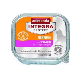   Animonda Integra Protect Nieren Sertés 100g - alutálca vesebeteg macskáknak (86801)