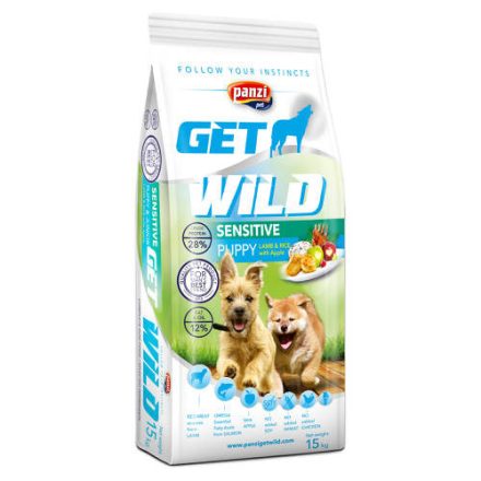 Panzi GetWild Dog Puppy Sensitive Lamb- száraz eledel kölyök kutyák részére báránnyal 15kg 