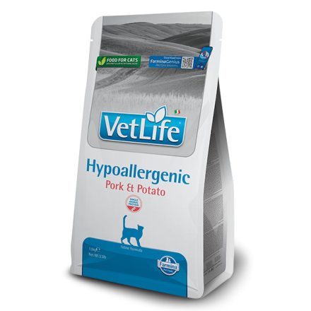 Vet Life Cat Hypoallergenic Pork&potato gyógytáp 400g
