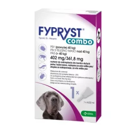   Fypryst Combo spot on kutyáknak XL 40kg fölött (4,02mg) 1 ampulla lejárat közeli