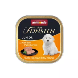   Animonda Vom Feinsten Junior 150g szárnyas-pulykaszív alutálkás(82973)