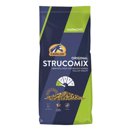 Cavalor Strucomix Original rostban gazdag ló müzli érzékeny és hobbilovaknak 15kg (472411)