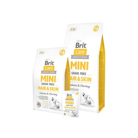 Brit Care Mini Grain-free Hair & Skin Salmon & Herring 400g