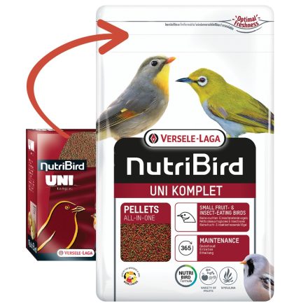 Versele-Laga NutriBird Uni komplet - kis testű gyümölcs- és rovarevő madaraknak 1kg (422144)