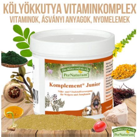 PerNaturam Komplement® Junior kölyök és fiatal kutyáknak 1 éves korig 150g