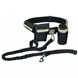   Trixie 1275 Waist Belt with Leash - Derékra csatolható futópóráz (60-120cm/40mm)póráz:1-1.35cm/25mm