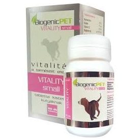   BiogenicPET Vitality Dog Small - vitalizáló regeneráló tabletta kutyáknak 60db