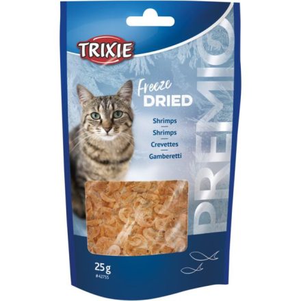 Trixie 42755 PREMIO Freeze Dried Shrimps - fagyasztva szárított garnélarák macskák részére 25g