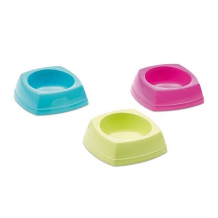 SAVIC Nibble Plastic Bowl - Műanyag tál tengerimalacok részére (12x12x4,5cm)