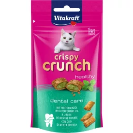   Vitakraft Crispy Crunch Dental care - fogerősítő jutalomfalat macskák részére 60g