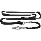 Trixie 1282 Bicycle and Jogging Leash - futópóráz - fekete (1-2m/25mm)