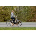 Trixie 1282 Bicycle and Jogging Leash - futópóráz - fekete (1-2m/25mm)