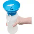 Trixie 24609 Bottle with Drinking Bowl - Műanyag úti itató, tállal kutyák részére (0,55l)