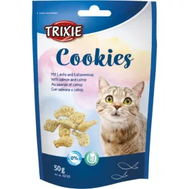   Trixie 42743 Cookies - jutalomfalat lazac,macskamenta macskák részére 50g