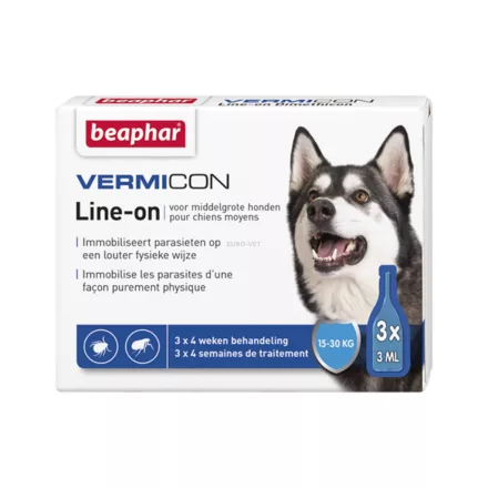Beaphar Vermicon Line On Medium - Spot On közepes méretű kutyák részére (15-30kg)
