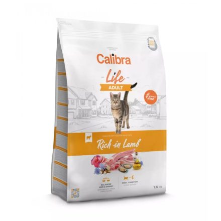 Calibra Cat Life Adult Lamb szárazeledel 1,5kg