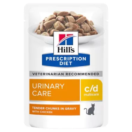 Hill's PD Feline c/d Pouches Chicken alutasak 85g lejárat közeli