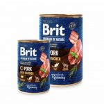 Brit Premium by Nature Adult Sertéshús és Gége 800g