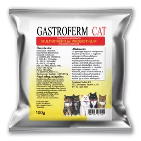   Gastroferm Cat táplálékkiegészítő probiotikum macskáknak 100g