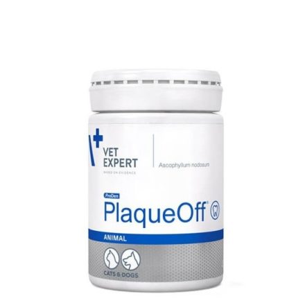 Vet Expert Plaque Off Animal fogkő és lepedék elleni por kutyának és macskának 40g