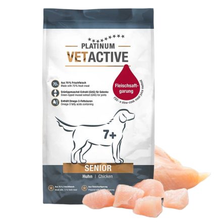 Platinum VETACTIVE Senior gyógytáp csirkehússal idős kutyának 5kg