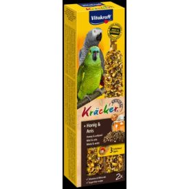   Vitakraft Kracker Dupla Rúd (méz,ánizs) – kiegészítő eleség arapapagáj részére (180g)