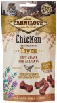   Carnilove Cat Crunchy Semi Moist Snack Chicken Enriched & Thyme (csirke-kakukkfű) 50g