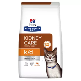 Hill's PD Feline k/d chicken gyógytáp 8kg