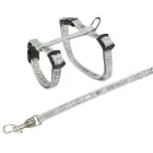 Trixie 6265 Small Hám és póráz szett - gyorscsattal törpe nyulak részére (20-33cm/8mm)