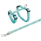 Trixie 6265 Small Hám és póráz szett - gyorscsattal törpe nyulak részére (20-33cm/8mm)