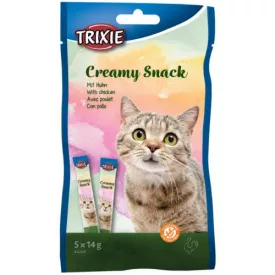   Trixie 42681 Creamy Snack with chicken - krémes jutalomfalat baromfival macskák részére (5×14g)