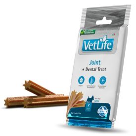   Vet Life Dog Joint+Dental Treat ízület támogató és fogtisztító jutalomfalat kutyának Mini 60g
