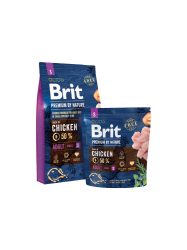 Brit Premium by Nature Adult Small kutyatáp 3kg