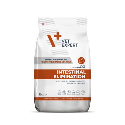 Vet Expert Veterinary Diet Intestinal Elimination gyógytáp emésztőrendszeri problémákra kutyának 2kg