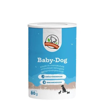 Farkaskonyha Baby Dog kölyök és mamakutya emésztését támogató gyógynövénykeverék 80g