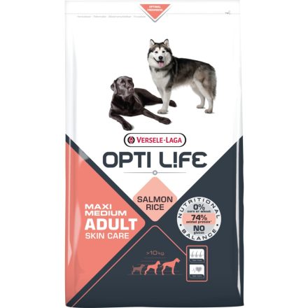 Versele-Laga Opti Life Adult Skin Care Medium & Maxi 12,5kg (431147)
