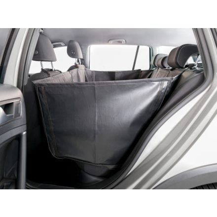 Trixie 1348 Protective Car Seat Cover with Side Parts, dividable - autós üléstakaró (hátsó ülésre,fekete) 1,50x1,35m