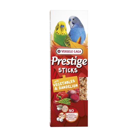 Versele-Laga Prestige Sticks rudak hullámos papagájoknak zöldségekkel és pitypanglevéllel 2x30g (422353)