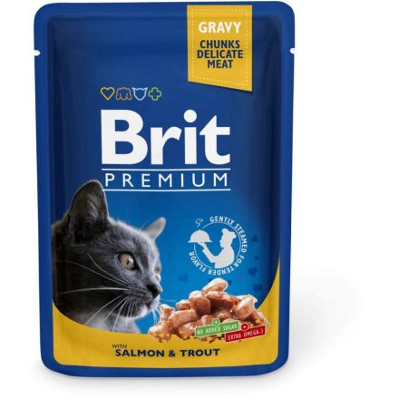 Brit Premium Cat Salmon & Trout 100g alutasakos