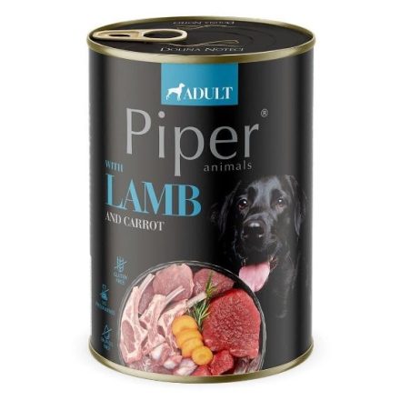 Piper Adult Lamb, Carrot & Brown rice (bárány-sárgarépa-barna rizs) konzerv 400g