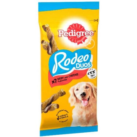 Pedigree Rodeo Duo marha sajttal jutalomfalat kutyáknak 123g