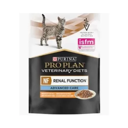 ProPlan Veterinary Diets Feline NF - Renal Function ADVANCED CARE csirkével nedves eledel krónikus vesebetegségben szenvedő macskák számára 85g