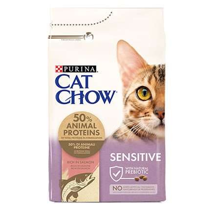 Cat Chow Adult Sensitive száraz macskaeledel 15kg