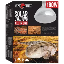   Repti Planet Solar UVA/UVB All in One - UVA,UVB fény- és hősugárzó izzó (160W)