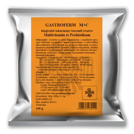 Gastroferm M+C por baromfi részére 100g lejárat közeli