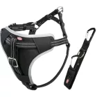 Trixie 12857 Car Harness Comfort - biztonsági hám autóba -fekete - (L) kutyák részére (65-80cm/23mm))