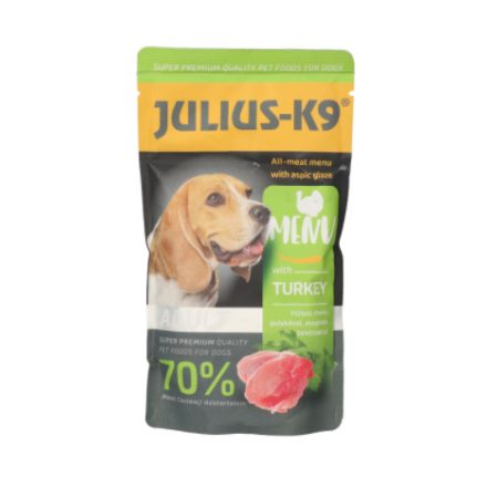 Julius-K9 Dog Adult Turkey -  nedveseledel pulykával felnőtt kutyák részére 16x125g